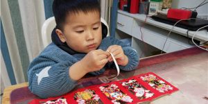 元旦节到了，我在家做手工