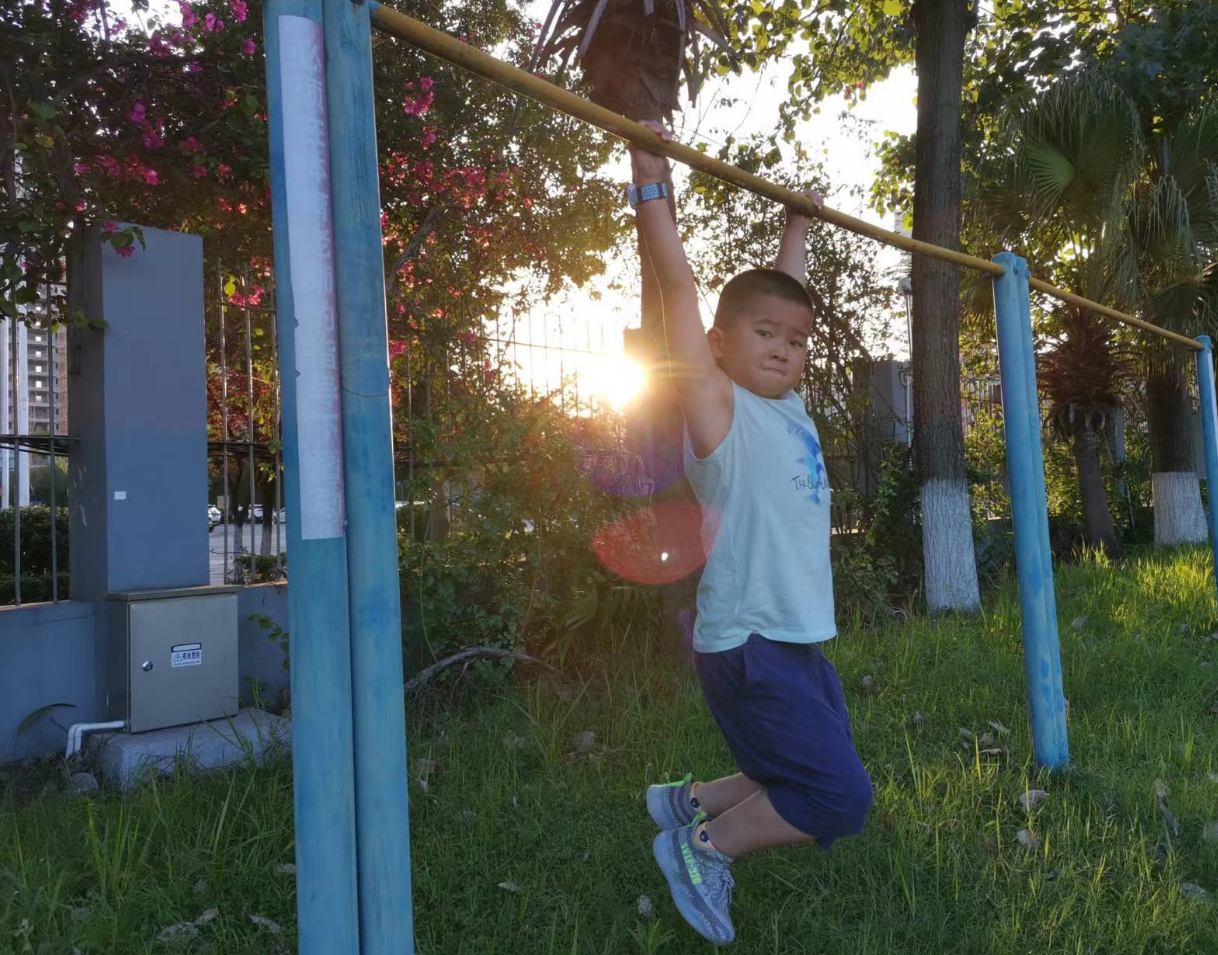 晚饭后锻炼身体