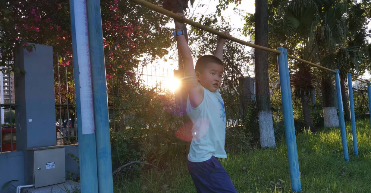 晚饭后锻炼身体