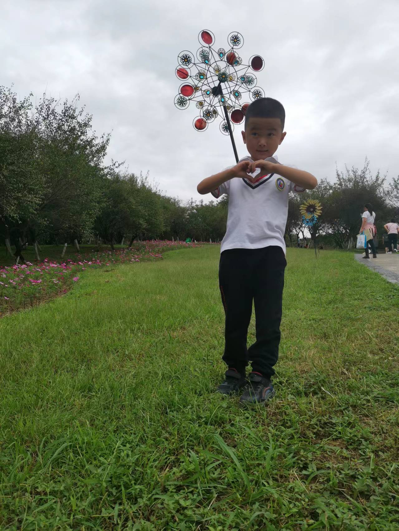 国庆节植物园玩耍